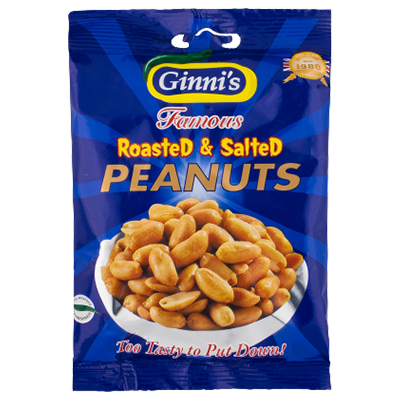 Ginnis Roasted & Salted Peanuts