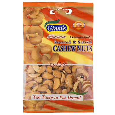 Ginnis Roasted & Salted Cashew Nuts