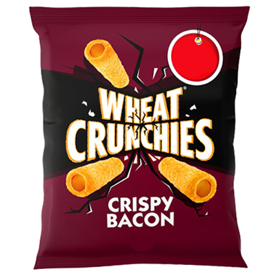 Wheat Crunchies Crispy Bacon Flavour Wheaty Tubes With A Serious Crunch