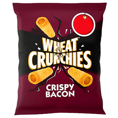 Wheat Crunchies Crispy Bacon Flavour Wheaty Tubes