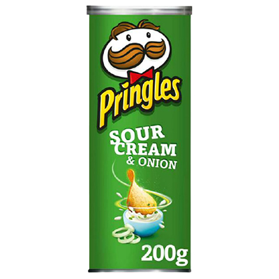 Pringles Sour Cream & Onion Flavour Crisps