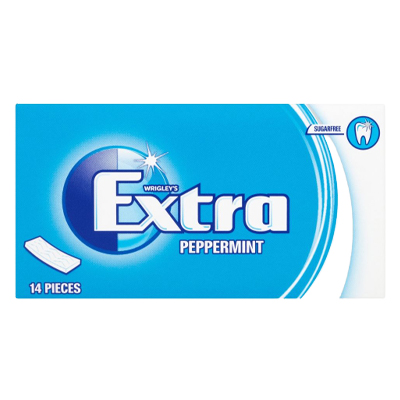 Extra Peppermint Chewing Gum Sugar Free