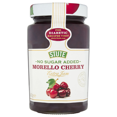 Stute No Sugar Added Morello Cherry Extra Jam