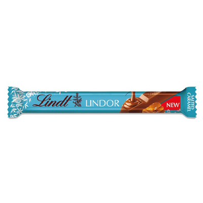 Lindt Lindor Salted Caramel Milk Chocolate Bar