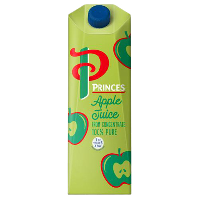 Princes 100% Pure Apple Juice From Concentrate