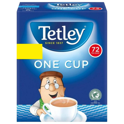 Tetley Bags One Cup 72 Tea Bags