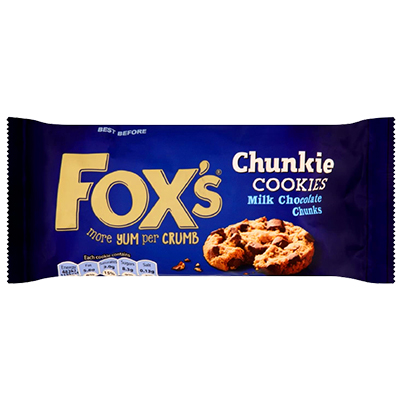 Foxs Chunkie Cookies Milk Chocolate