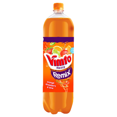 Vimto Fizzy Remix Orange, Strawberry & Lime