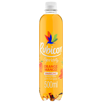 Rubicon Spring Orange Mango Flavoured Sparkling Spring Water