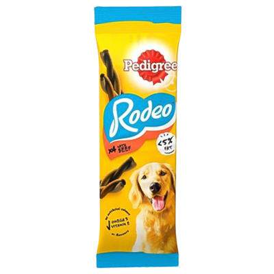 Pedigree Rodeo Dog Treats With Beef 4 Stick