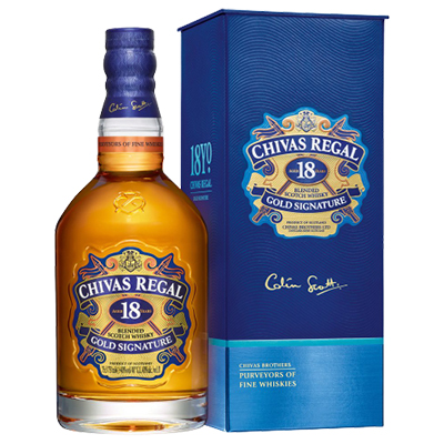 Chivas Regal 18 Year Old Gold Signature Blended Scotch Whisky