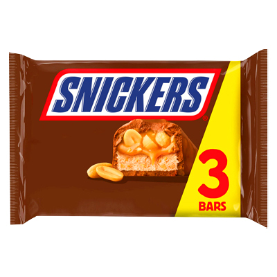 Snickers Chocolate Bars Multipack 3x