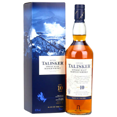 Talisker 10 Year Old Single Malt Scotch Whisky 70cl With Gift Box