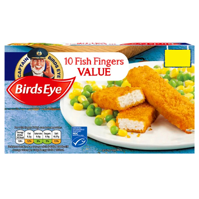 Birds Eye Value 10 Fish Fingers