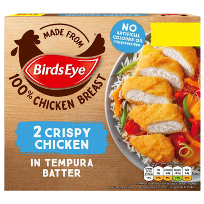Birds Eye 2 Crispy Chicken In Tempura Batter