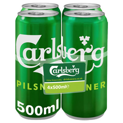 Carlsberg Lager Beer 4x