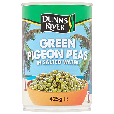 Dunns River Green Pigeon Peas In Salted Water