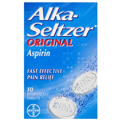 Alka-seltzer Original Aspirin 324mg Pain Relief