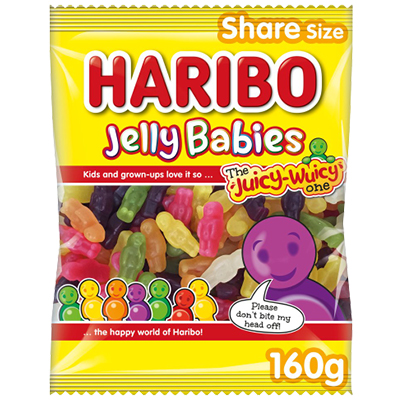 Haribo Jelly Babies Bag