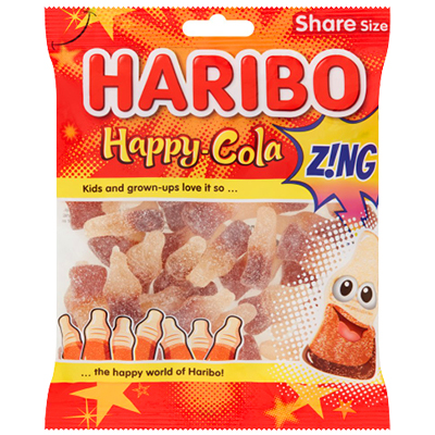 Haribo Happy Cola Z!ng Bag