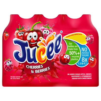 Jucee No Added Sugar Cherries & Berries