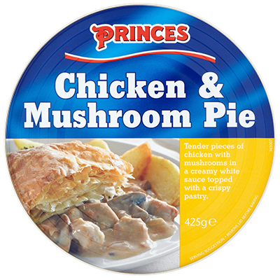 Princes Chicken & Mushroom Pie