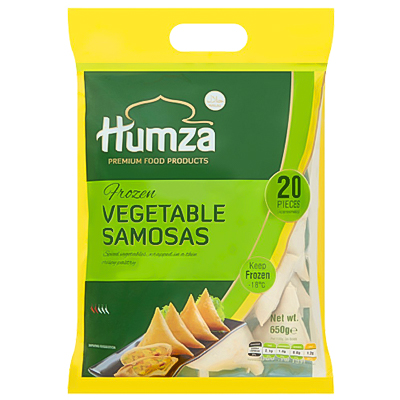 Humza Premium Food Products Frozen Vegetable Samosas 20 Pcs