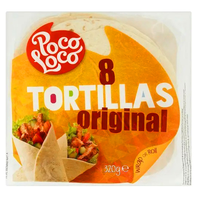 Poco Loco 8 Tortillas Original