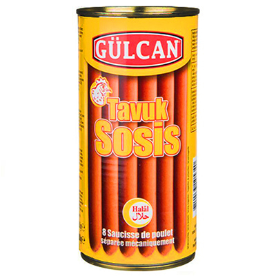 Gulcan halal chicken sausage