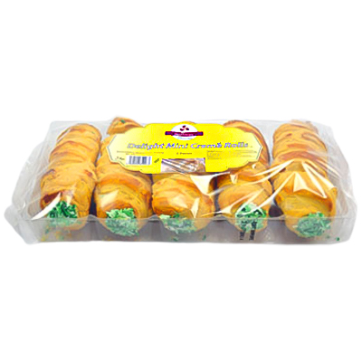 Saffron Delight Mini Cream Rolls