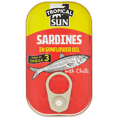 Tropical Sun Sardines In Sunflower Oil With Chilli