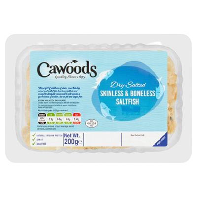 Cawoods skinless & boneless saltfish