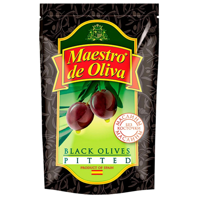 Maestro de olive Black olives without pits