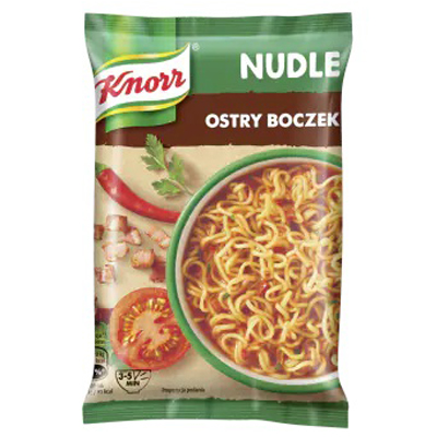 Knorr Instant Noodles with Spicy Bacon