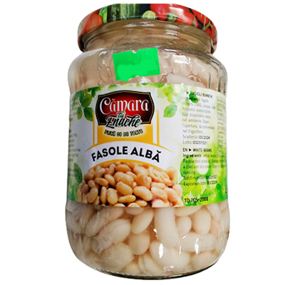Camara fasole alba white beans