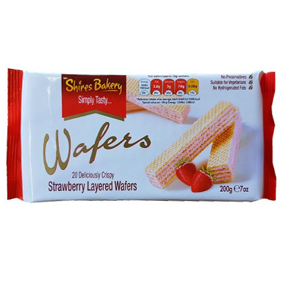 Shires Strawberry Wafers