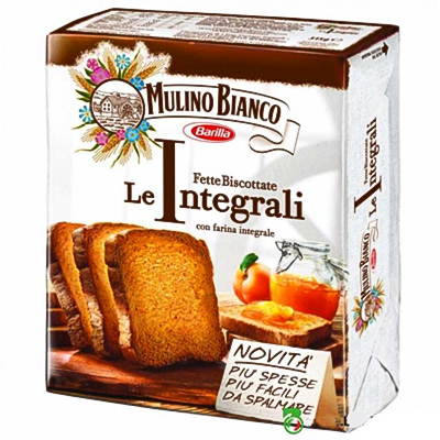 Mulino Bianco Armonie Fette Biscottate Integrali Wholemeal Rusks