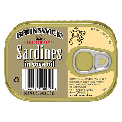 Brunswick Sardines In Soya Oil