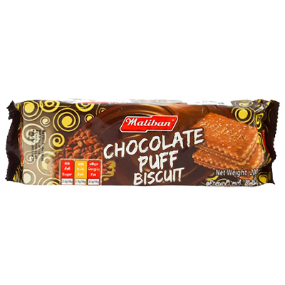 Maliban Chocolate Puff Biscuits