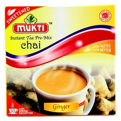 Mukti Instant Ginger Sweetened Pre-mix Tea