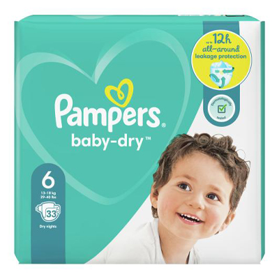 Pampers Baby Dry  Size 6