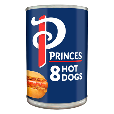 Princes 8 Hot Dogs