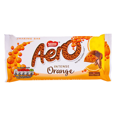 Aero Orange Chocolate Bar