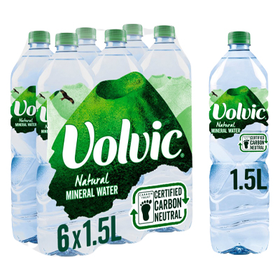 Volvic Natural Mineral Water 6pk