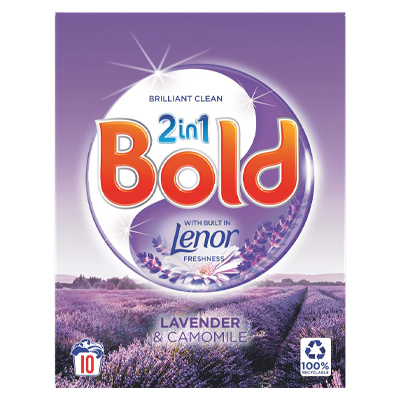 Bold 2 In 1 Washing Powder Lavender & Camomile 10 Washes