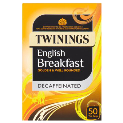 Twinings English Breakfast Decaffeinated 50 Tea