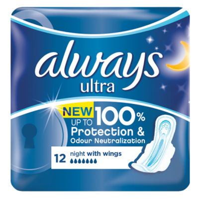 Always Ultra Pads Night 12pk