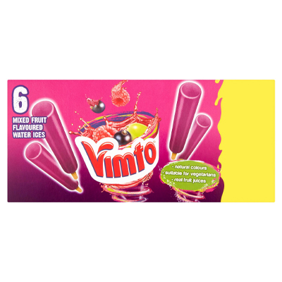 Vimto Mixed Fruit Flavoured Water Ices