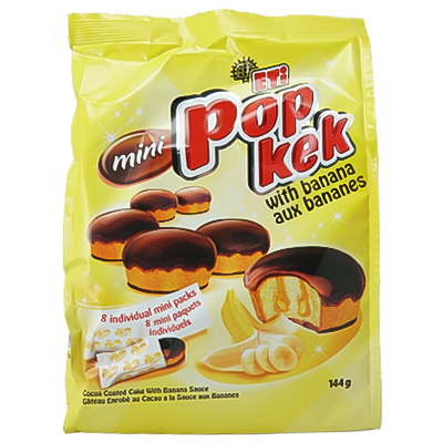 Eti Pop Kek With Banana 8 Mini Pack