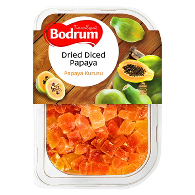 Bodrumdried Diced Papaya